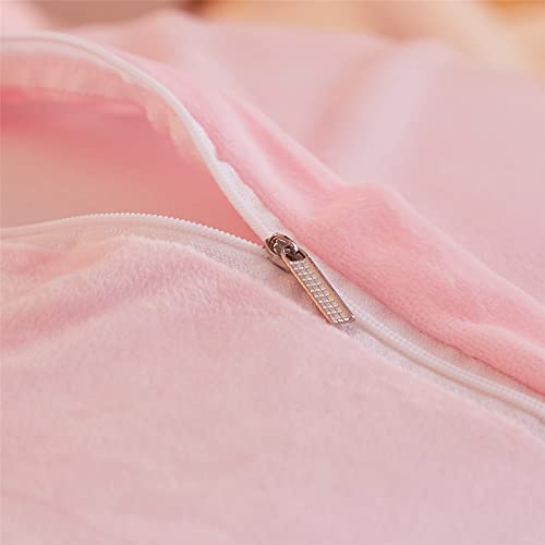 Haihua Luxury Plush Shaggy Duvet Cover Bedding 5Pieces (1 Faux Fur Duvet Cover +2 Faux Fur Pillow Cases +2Tassel Pillowcase) #TOP4