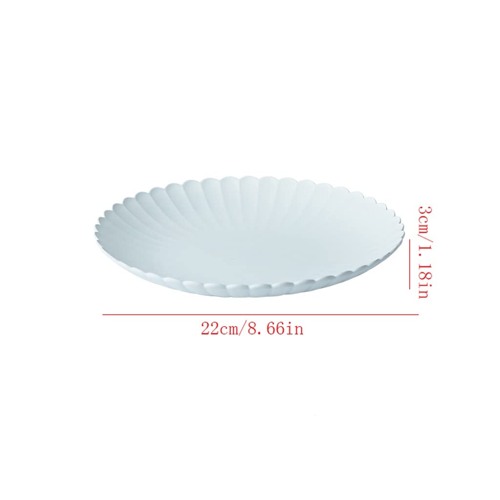 Teller Moderne große Speiseteller Servierplatte Servierplatte Kalte Gerichte Einfache Keramikplatte Home Breakfast Pasta Dish Hotel Plate Stapelbare Speiseteller