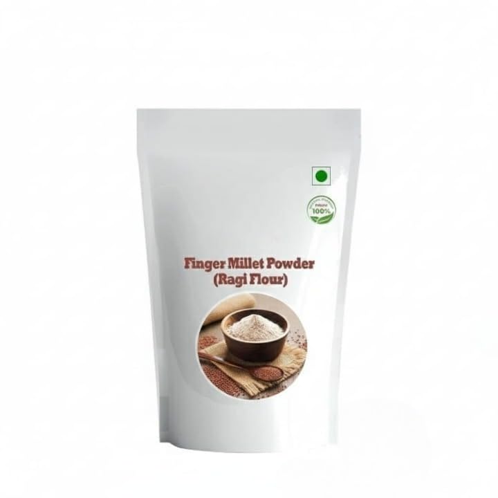 Ragi Flour | Nachini Atta | Ragulu | Madua,100% Natural, Millet Flour, Rich in Calcium & Protein - 400g