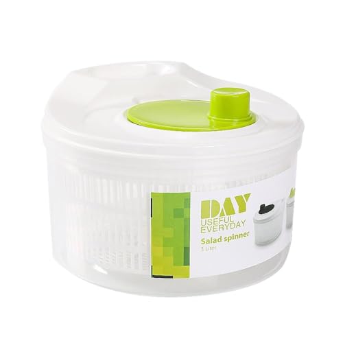 Secador de ensalada - Manivela de ensalada giratoria secadora cesta | Cuenco de gran capacidad con extractor de agua eficiente preparado para restaurantes Instalaciones de catering para restaurar