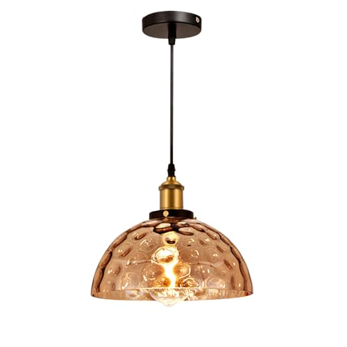 Lampe suspendue YRYRYW en verre ambré pour adoucir l'éclairage de votre salon