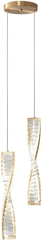 Lustre escalier cristal de luxe dore LED reglable pour grand salon design
