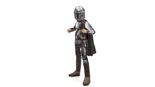 Disfraz juvenil oficial The Mandalorian Star Wars miniatura 7