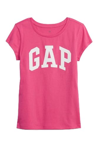 GAP Girls Short Sleeve Logo Tee T-Shirt Pink Wednesday Pink 267 M