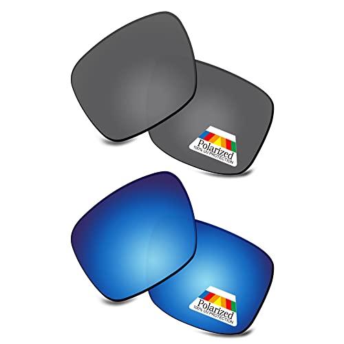Image of Bwake Replacement Lenses for Oakley Double Edge Sunglasses OO9380 POLARIZED - Easy to Install | Anti Scratch