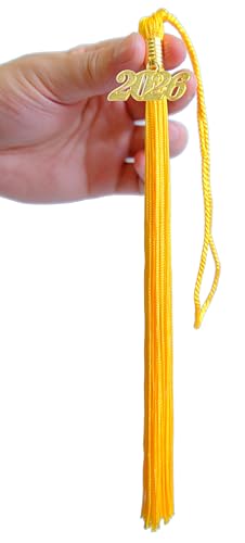 Image of 2026 Tassel Graduation,Gold Tassel 2026 for Grad Cap and Graduation Ceremony Accessory Decoration