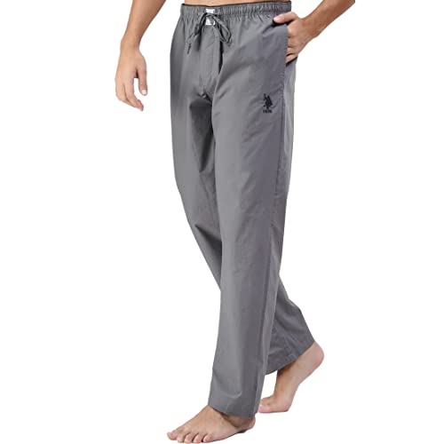 Image of U.S. POLO ASSN. Men I690 Comfort Fit Solid Cotton Casual Style Lounge Pants