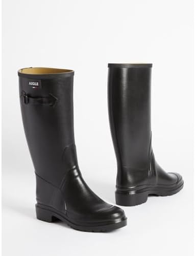 25.5～26㎝☆新品AIGLEラバーブーツ41 エーグルラバーブーツ 長靴 パークル ラバーブーツ （レインシューズ）｜AIGLE / エーグル