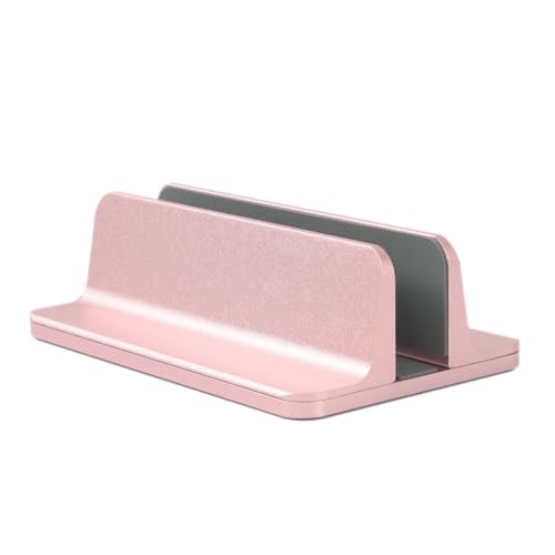 Support d'ordinateur portable rose pour le télétravail et bureau à la maison