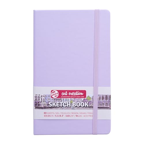 Talens Art Creation Cuaderno de bocetos 80 hojas, 13 x 21 cm, violeta...