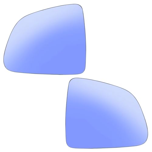 Compatible With Tesla For Model Y 2019 2020 2021 2022 2023 2024 左右ヒート 広角ミラー バックミラーレンズ アクセサリー ドアミラーガラス(Blue,2 pcs)
