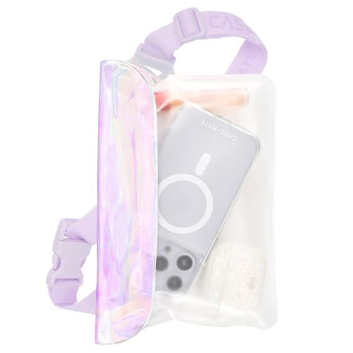 Floating Waterproof Bag Case-Mate Soap Bubble IP68 Waterproof Phone Pouch/Case with Triple Seal Protection, Adjustable Strap...