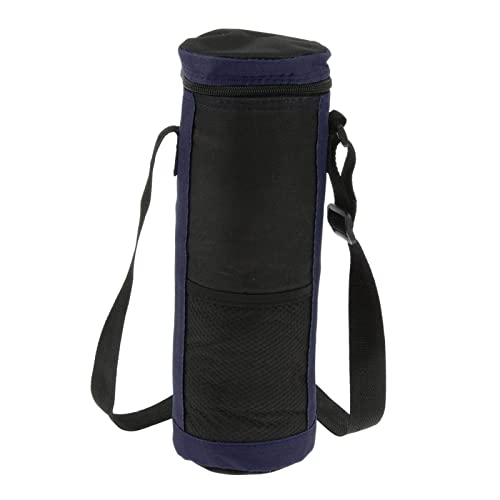 2L tragbare Flaschen-isolierte Kühltasche mit Tragegurt für Getränke Weinflaschen für Picknicks, Festivals & Camping Getränkekühltasche - Blau