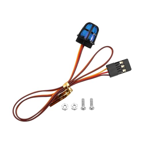 Luces RC para Tamiya 1/14 y coches 1/10 kit de iluminación multifunción con cubierta de plástico