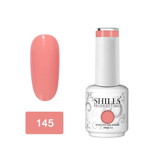 Image of SHILLS PROFESSIONAL UV /LED Soak Off Gel Polish (Gel nail polish) Nail art nail polish Color Shade 145
