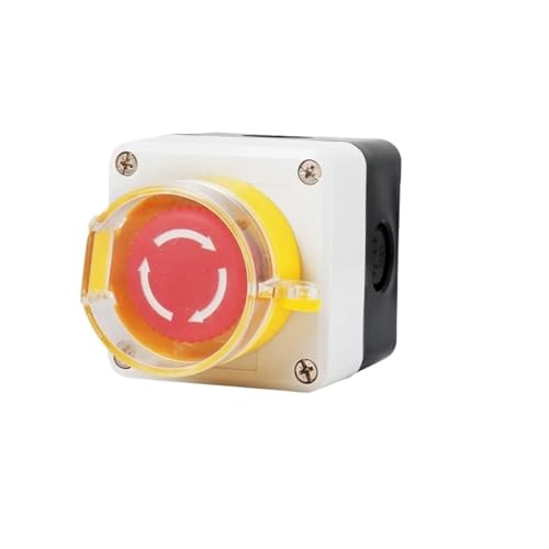 Boîtier commande interrupteur bouton-poussoir ascenseur arrêt urgence 5A IP65 - 2