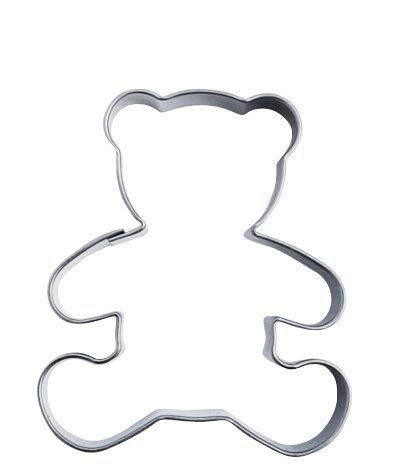 Stampino a forma di orsacchiotto, 6 cm, acciaio Inox