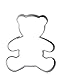 Ausstechform Ausstecher Teddybär, 6cm, Edelstahl