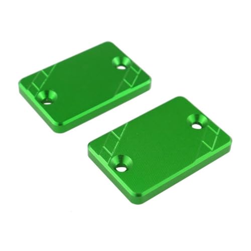 Bouchon réservoir moto étanche en alu vert pour liquide de frein ADV350