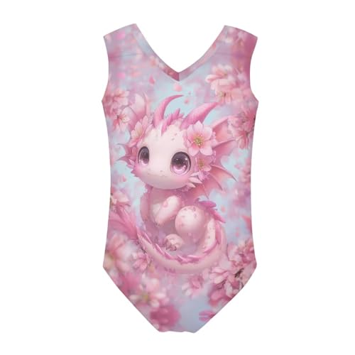 Image of Girls Swimsuits Size 3-14 Kids Summer Sleeveless One Piece Bathing Suit Beach V-Neck