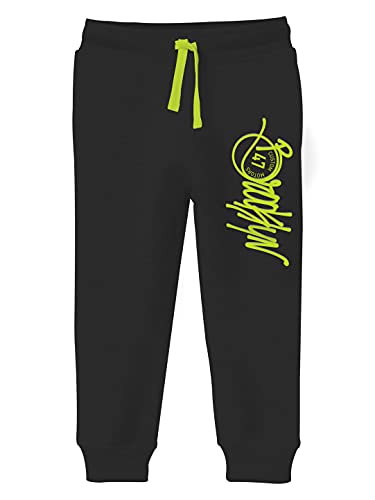 Image of minicult Boy's Regular Fit Cotton Track Pants