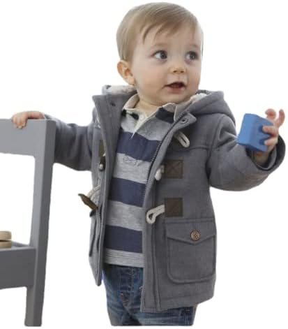 Miwentor Baby Boy's Girls Kids Jacket Hooded Fleece Autumn Winter Outerwear