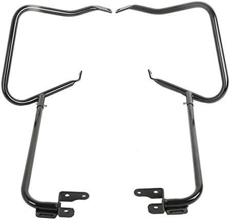 Street Glide Road King Accessories Hard Saddlebag Guard Rail Mount Bracket For Harley Touring Models 1997-2008 - Chrome & Black Saddle Bag Support Bracket - Foto 13