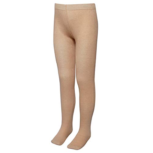 Girls Combed Cotton Tights Color : SKIN, SIZE : 2 TO 4 YEARS