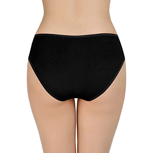 Image of Amante Solid Low Rise Cotton Bikini Panty Pack(Pack of 3)