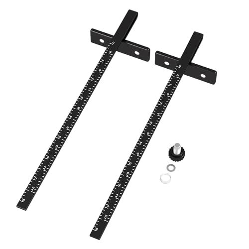 164095-8 Circular Saw Guide Rip Fence Replacement Kit for Multi Purpose Circular Saws 5005BA, 5007NB, 5057KB, BSS501, 5704R Black (2 pack)