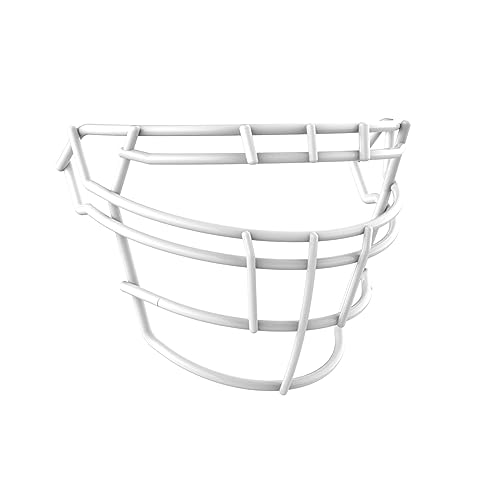 Schutt F7 Football Facemasks for Schutt F7 Football Helmets, F7 RJOP-DW-NB, White, Carbon Steel