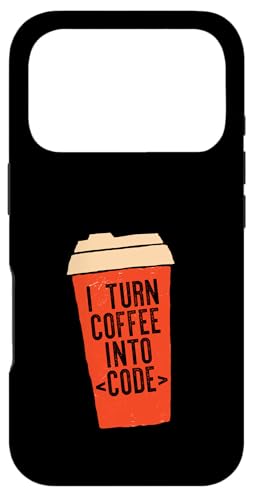 I TURN COFFEE INTO CODE �J�t�F�C�� �E�F�u�J���� �R�[�f�B���O�~�[�� �X�}�z�P�[�X iPhone 17 Pro �p