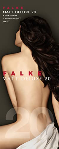 Image of FALKE Women's Matt Deluxe 20 Denier Knee-High Socks, Sheer, 1 Pair