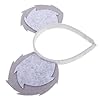 BESTYASH Bandeau de jeu d'animaux - Oreilles de koala - Bandeau koala - Cadeau d'invité pour les fêtes dans la jungle - Chapeau pour oreilles d'animaux - Non tissé - Gris foncé