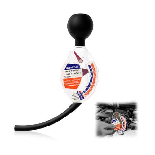 Image of Salior New Antifreeze Tester Automotive,F /C Dual Scale Coolant Tester Automotive Easily Detects Boiling & Freezing Points,Dial Type Anti Freeze Testers Automotives Tools
