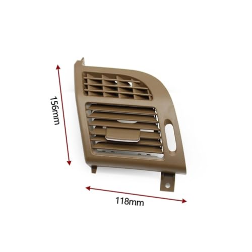 Rejilla de ventilación premium para el panel frontal de un Benz Clase E W211 amarillo 4