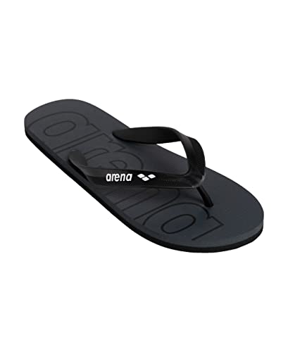 Arena Flip Flop, Unisex Adulto, Asphalt-Black, 43 EU