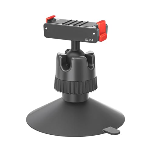 Fixation rapide à ventouse avec vis 1/4 pour caméra d'action - 6