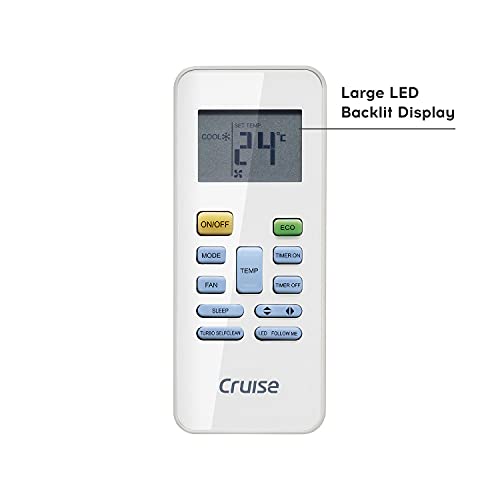 Image of Cruise 1 Ton 3 star Inverter Split AC with 3 Stage Air Filtration (Copper, CWCVMF-VQ3P123, White, Dehumidifier, Varioqool Inverter)