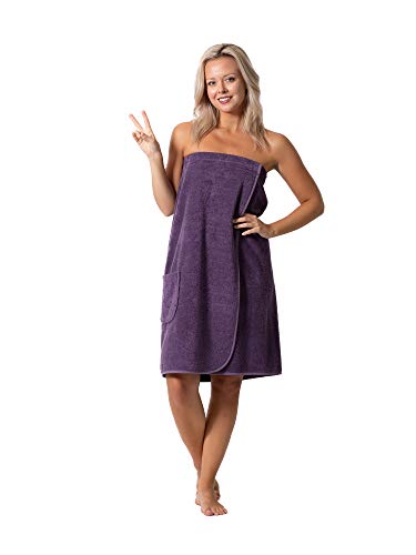 Robe Direct Women’S Terry Cloth Spa And Bath Towel Wrap thumb #3