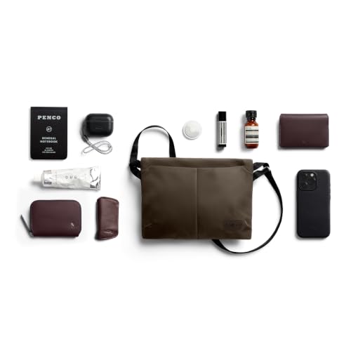 Image of Bellroy Laneway Sacoche (versatile crossbody bag /side bag that sits flat, slimline travel pouch for passports)