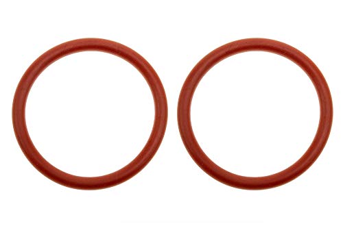 2 X O-Ring 38 X 4 mm rosso silicone guarnizione interna 38 mm esterno 46 mm