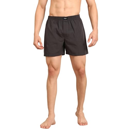 Image of Pepe Jeans Men's Cotton Boxer Shorts Relaxed Fit Striped Boxers (Pack of 2)