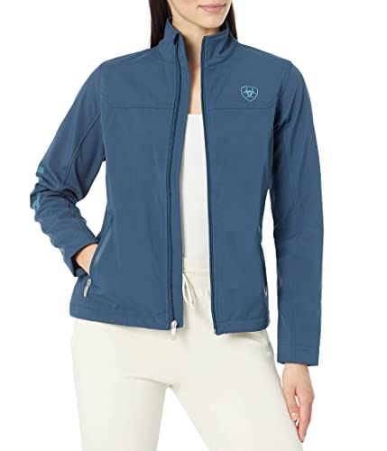 ARIAT Jaqueta feminina softshell nova equipe, Deep Petroleum, 3X