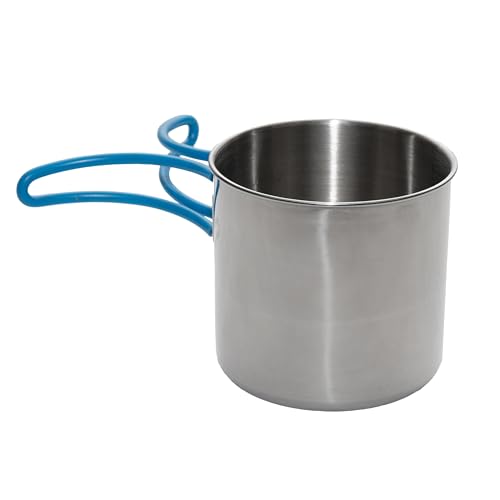 Taza de acero inoxidable 20 oz Stansport para camping miniatura 1