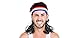Mullet On The Go - The Bobcat Mullet Headband Wig, One Size, Black