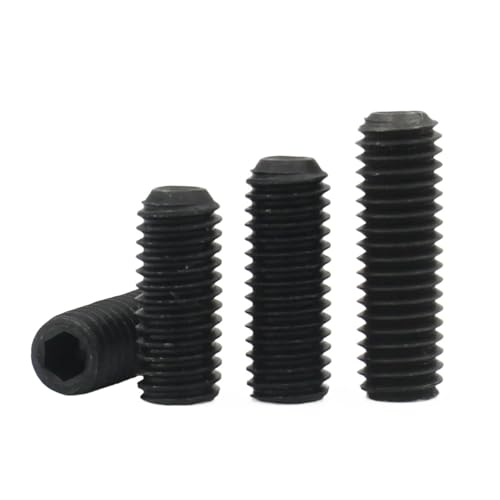 10/20/50/100�� M1.6 M2 M2.5 M3 M4 M5 M6 DIN916 �O���[�h12.9 �Y�f�| �Z�p�\�P�b�g �Z�p�O���u�Z�b�g ���^�G���h�X�N�����[�{���g QAICHFKS(8mm,M5x20pcs)