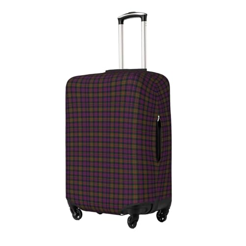 Clan Macdonald Tartan Luggage Cover, Protective Washable Suitcase Cover - Travel Fashion Elastic Suitcase Protector X-Large2