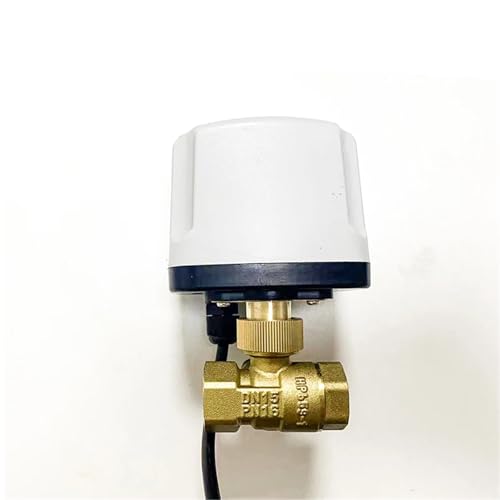 Válvula de bola motorizada de 3 vías T de latón y 220V para control de flujo eficiente 3
