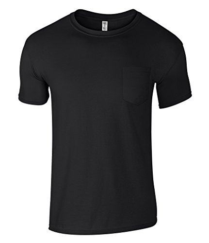 Have It Tall Men's Slim Fashion Fit Pocket T Shirt Black X-Large Tall
